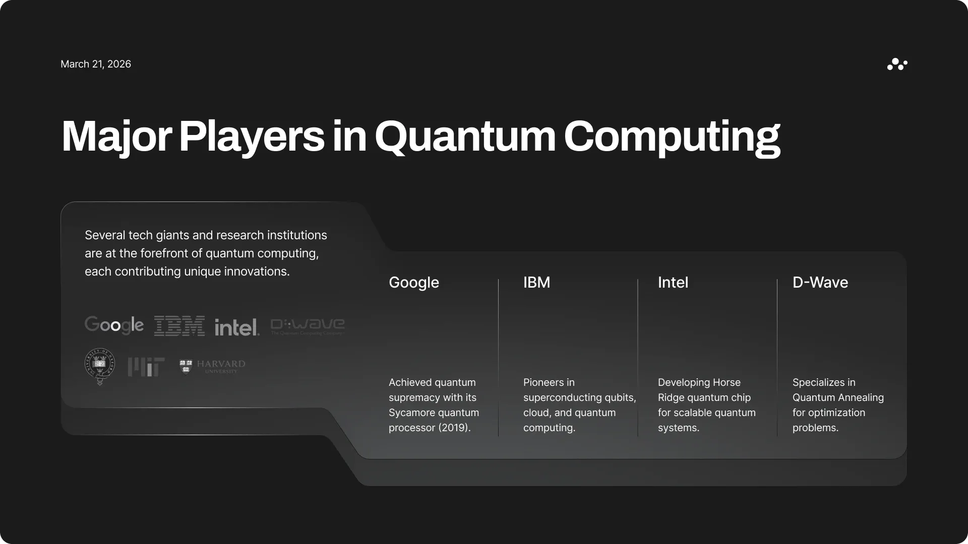 Blacklight Quantum roadmap presentation slide